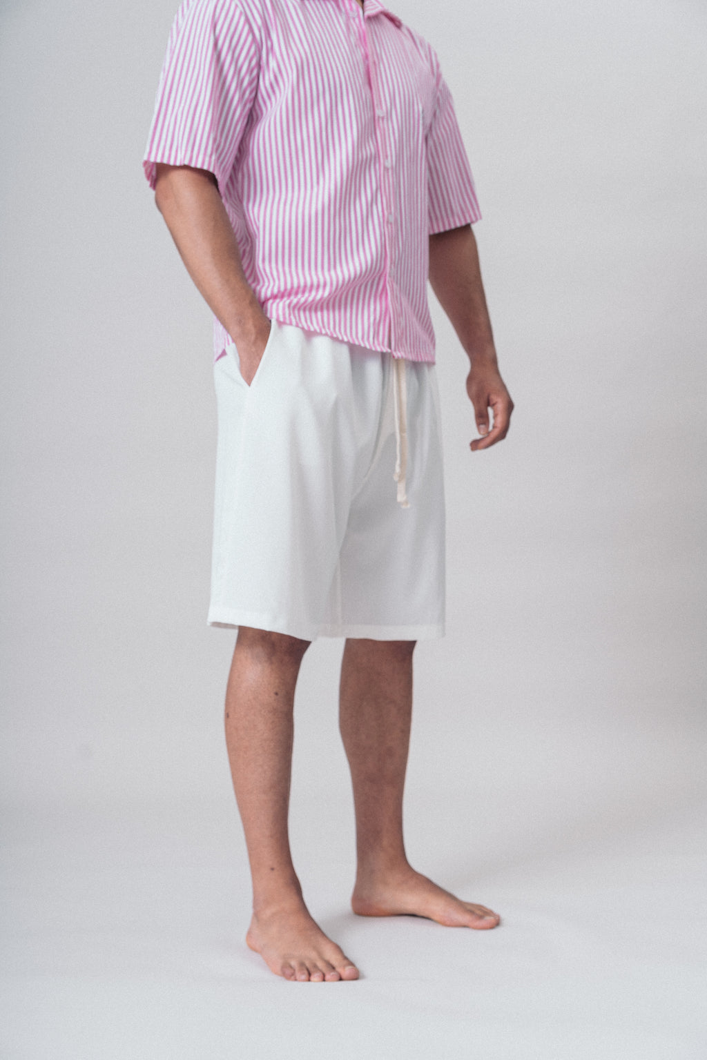 Shorts Casual Uomo White