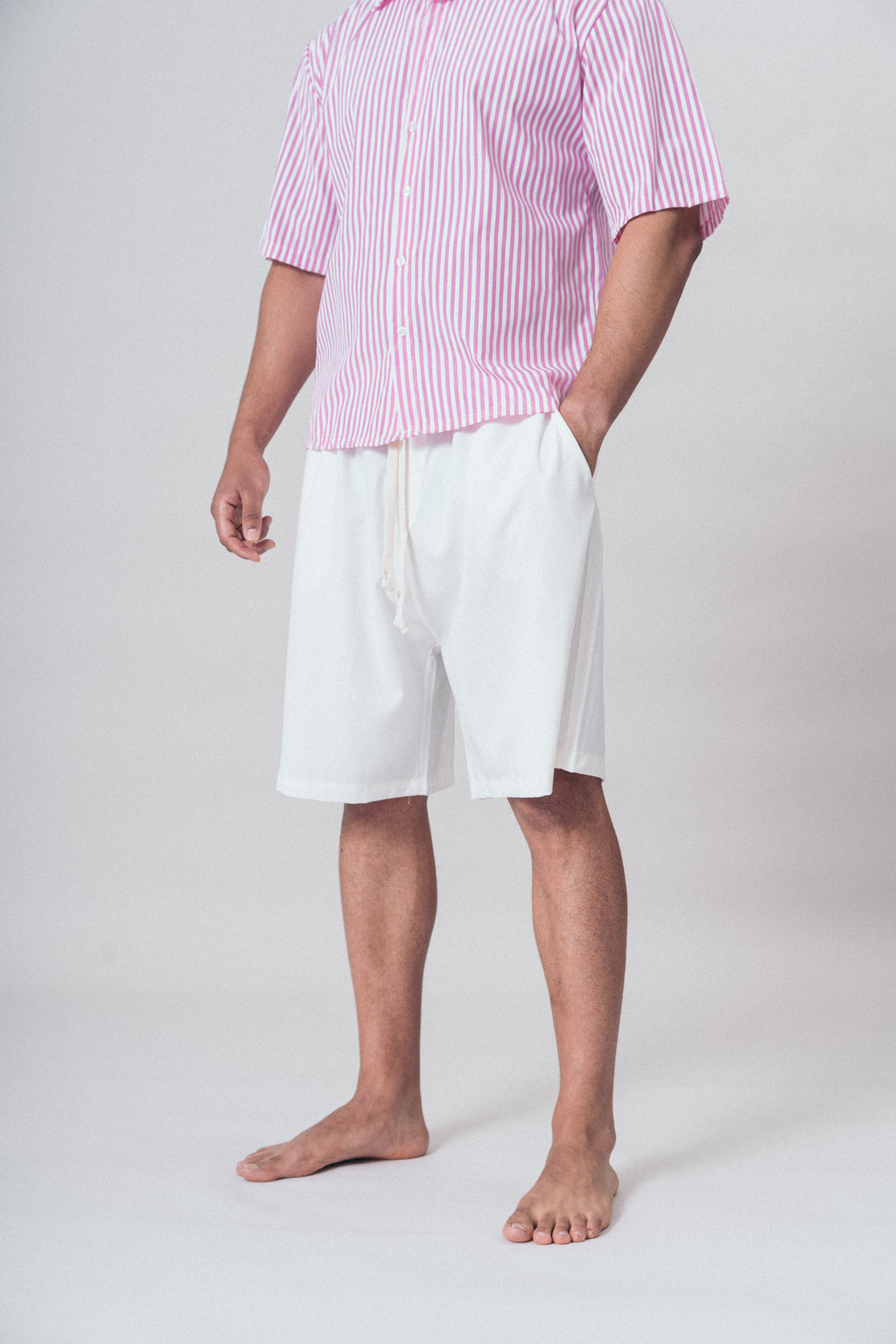 Shorts Casual Uomo White