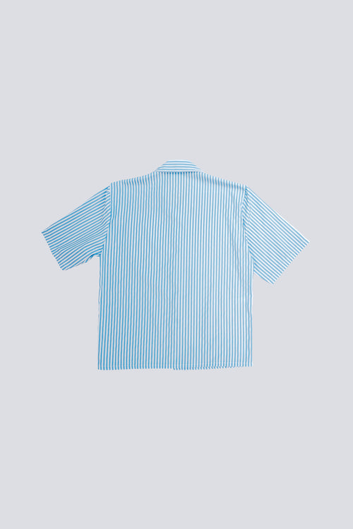 Camicia Uomo in Misto Lino Leggero Blue