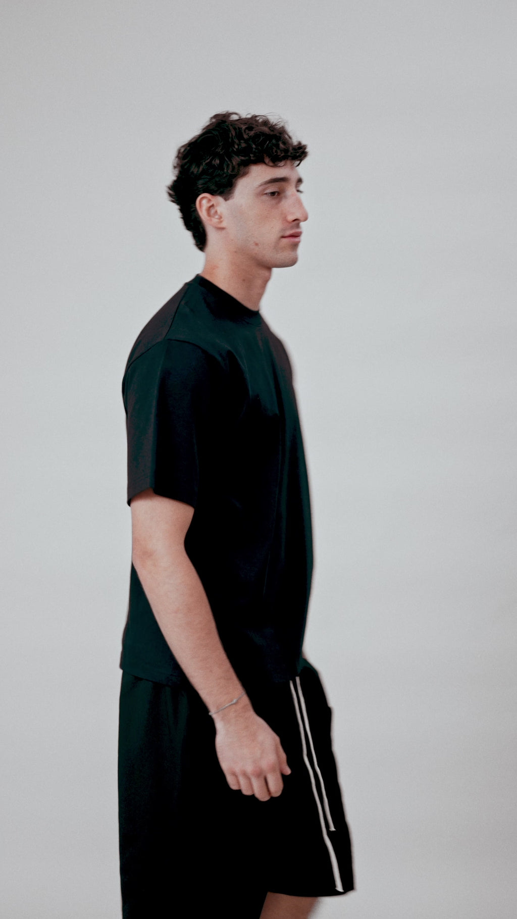T-Shirt Basic Uomo Girocollo Regular Fit Black
