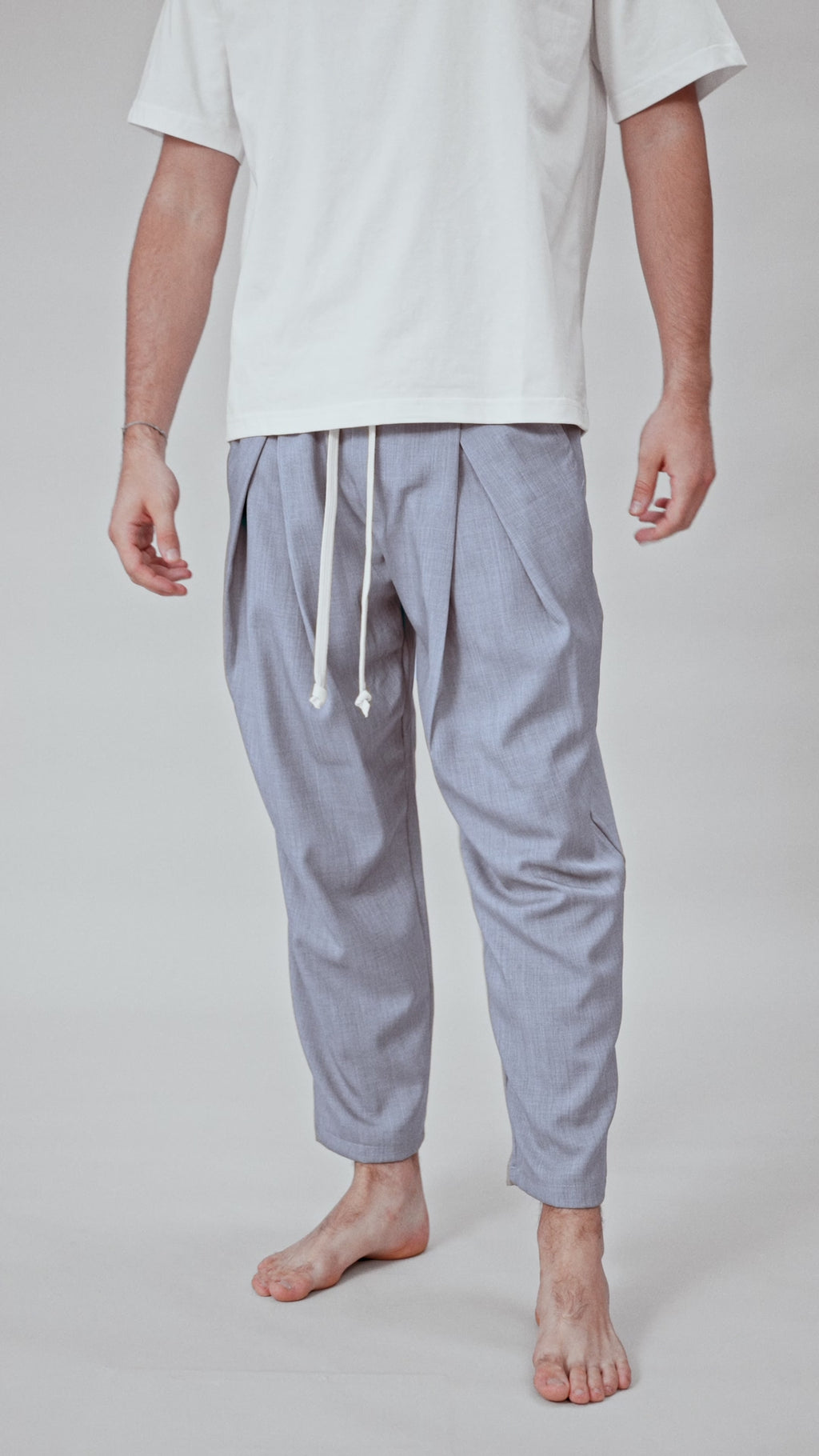 Pantaloni Jogger Sportivi con Tasche Gray